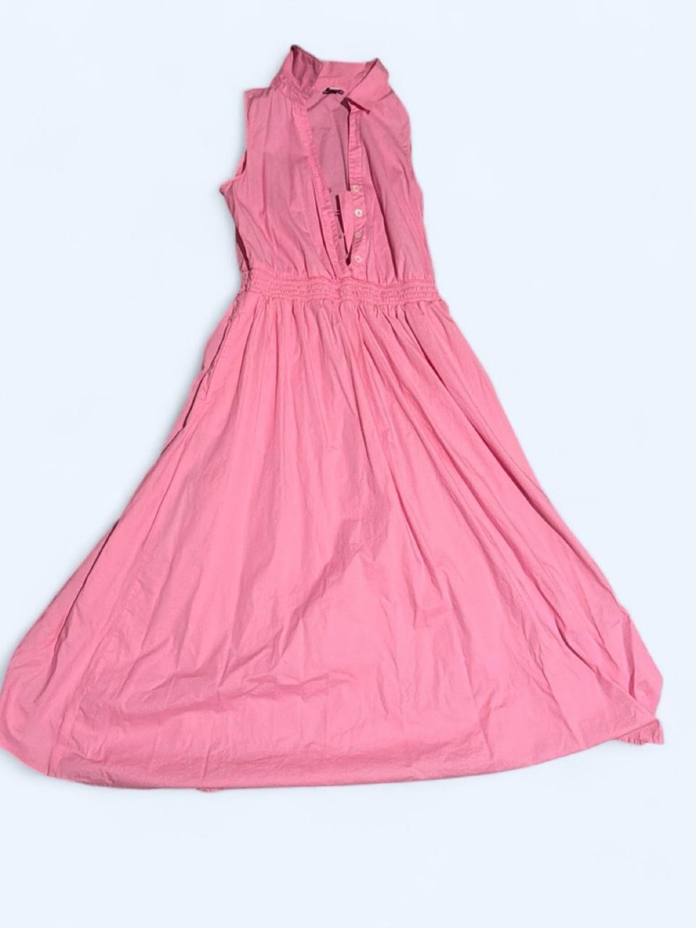 J. Crew Sleeveless Pink Midi Dress